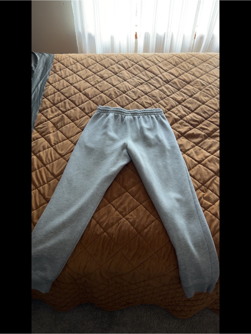New Balance Light Gray Men's Sweatpants - Elastic Waist Joggers